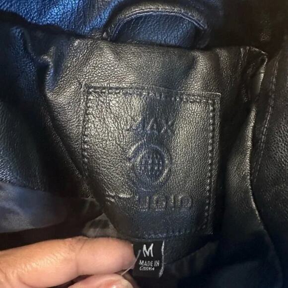 Max Studio Faux Leather Biker Jacket | Classic Moto Style - Picture 5 of 10